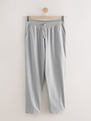 Grey Marl Open Slim Lightweight Joggers - Image 7 of 9