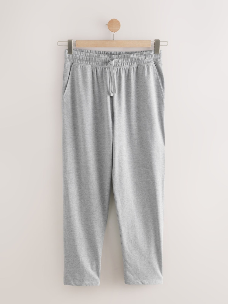 Grey Marl Open Slim Lightweight Joggers - Image 7 of 9
