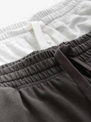 Grau - Offener Saum - Lightweight 100% Cotton Joggers 2 Pack - Bild 9 von 10