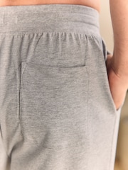 Grey Marl Cuffed Slim Lightweight Joggers - Image 4 of 7
