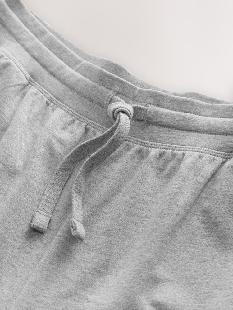 Marl gris - Ourlets resserrés - Pantalon de jogging slim léger - Image 6 of 7