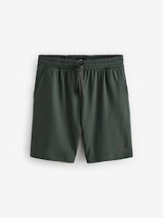 Red/Green/Neutral Lightweight 100% Cotton Shorts 3 Pack - Image 4 of 8