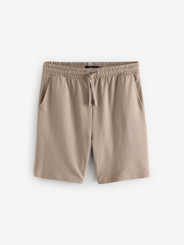 Red/Green/Neutral Lightweight 100% Cotton Shorts 3 Pack - Image 6 of 8