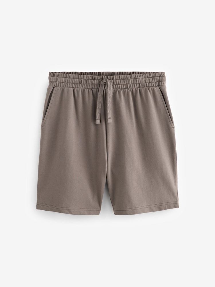Neutral/Grey Regular Fit Lightweight Shorts 5 Pack - Image 13 of 18