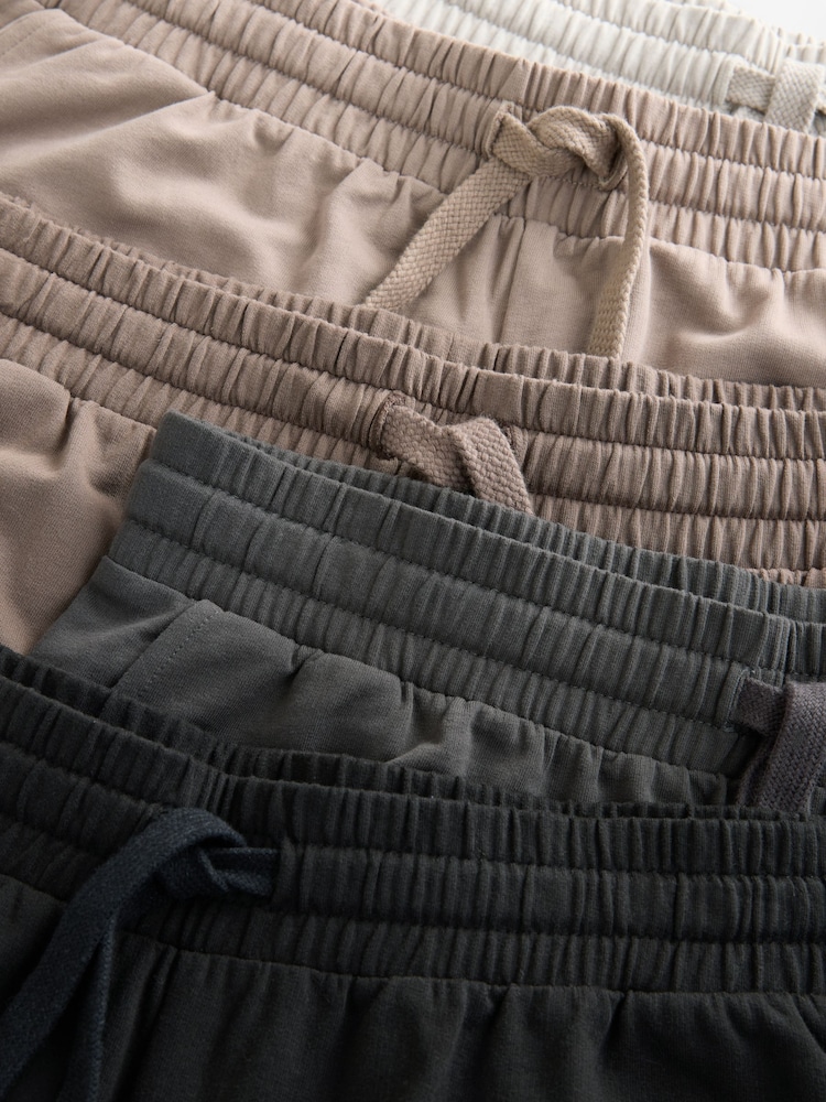 Neutral/Grey Regular Fit Lightweight Shorts 5 Pack - Image 15 of 18