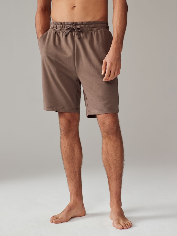 Neutral/Grey Regular Fit Lightweight Shorts 5 Pack - Image 8 of 18