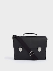OSPREY LONDON The Forest Leather Black Briefcase - Image 2 of 7