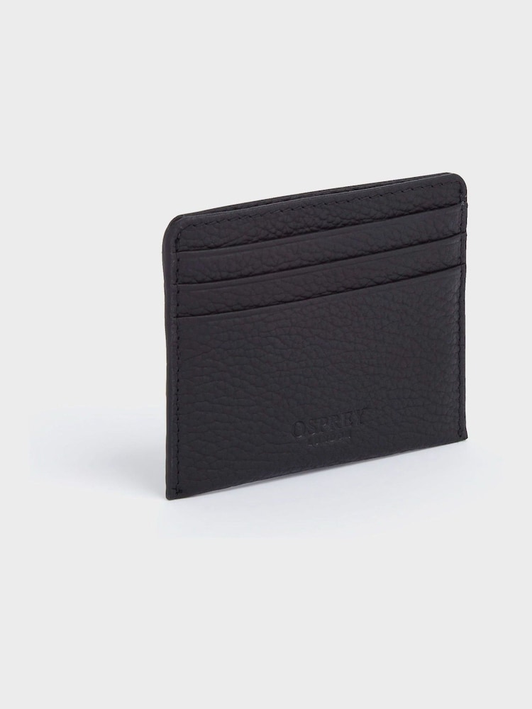 OSPREY LONDON The Forest Leather Black Card Holder - Image 2 of 5