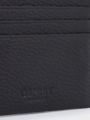 OSPREY LONDON The Forest Leather Black Card Holder - Image 5 of 5