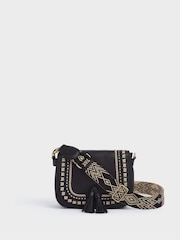 OSPREY LONDON The Dakota Cross-Body Black Bag - Image 3 of 7