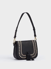 OSPREY LONDON The Dakota Cross-Body Black Bag - Image 4 of 7