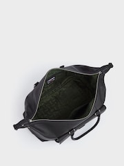OSPREY LONDON The Forest Leather Black Weekender Bag - Image 5 of 7