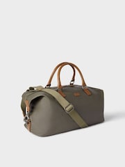 OSPREY LONDON Waxed Canvas & Glazed Calf Leather Grantham Weekend Holdall Bag - Image 2 of 6