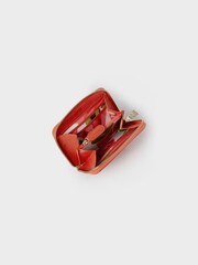OSPREY LONDON Red The Collier Leather Zip-Round Purse - Image 3 of 4