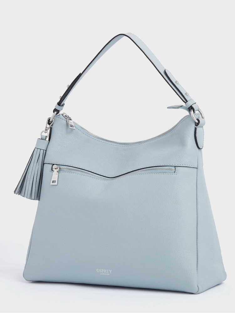 OSPREY LONDON Natural The Stella Leather Hobo Bag - Image 2 of 5