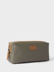 Verde - Neceser de lona encerada y cuero The Small Grantham de OSPREY LONDON - Imagen 2 de 4
