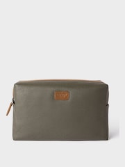 Osprey London The Large Grantham Waxed Canvas & Leather Washbag - Image 1 of 4