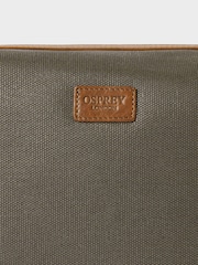Osprey London The Large Grantham Waxed Canvas & Leather Washbag - Image 4 of 4