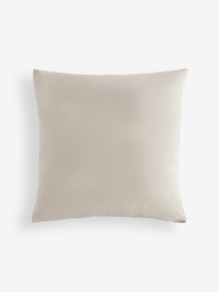 Mid Natural 59 x 59cm Fem Chic Velvet Abstract Cushion - Image 3 of 4
