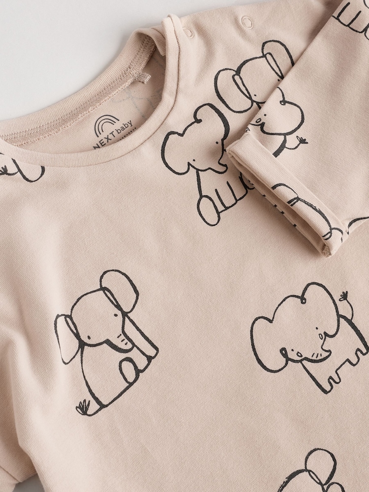 Mono Elephant Baby Tops and Leggings 6 Piece Set - Image 13 of 14