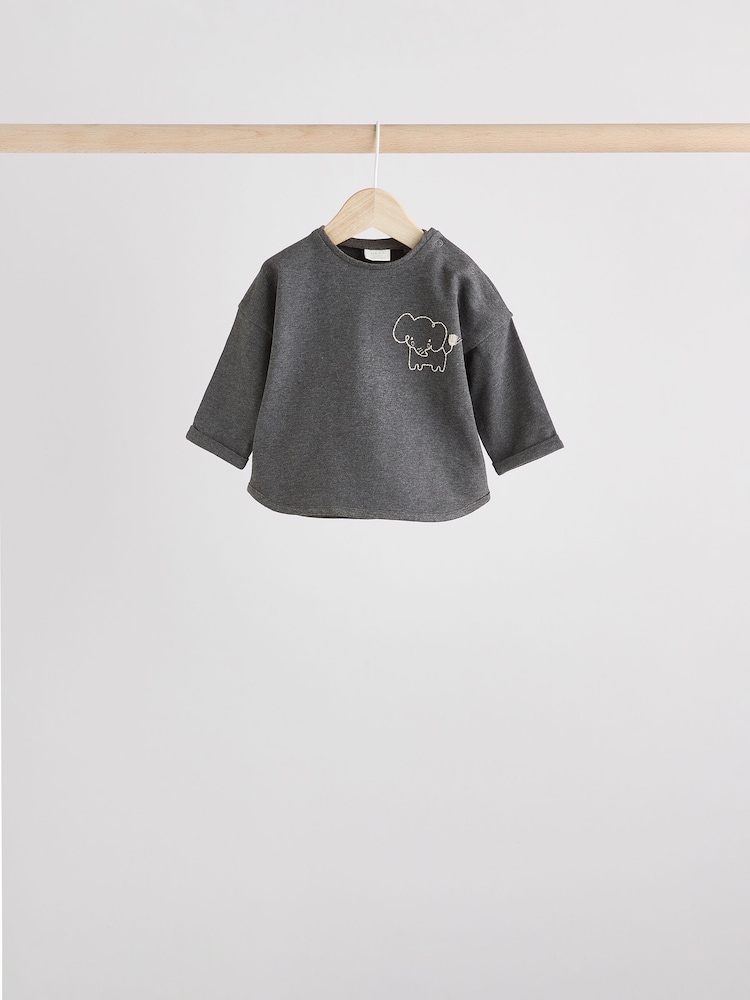 Mono Elephant Baby Tops and Leggings 6 Piece Set - Image 3 of 14