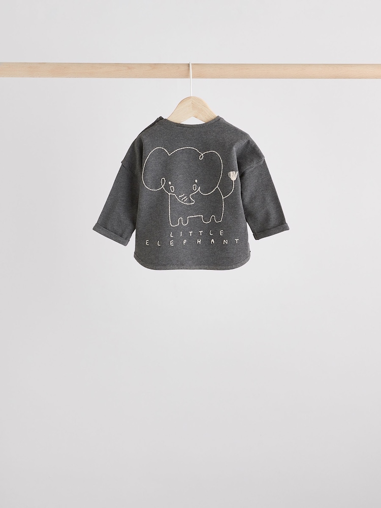 Mono Elephant Baby Tops and Leggings 6 Piece Set - Image 4 of 14