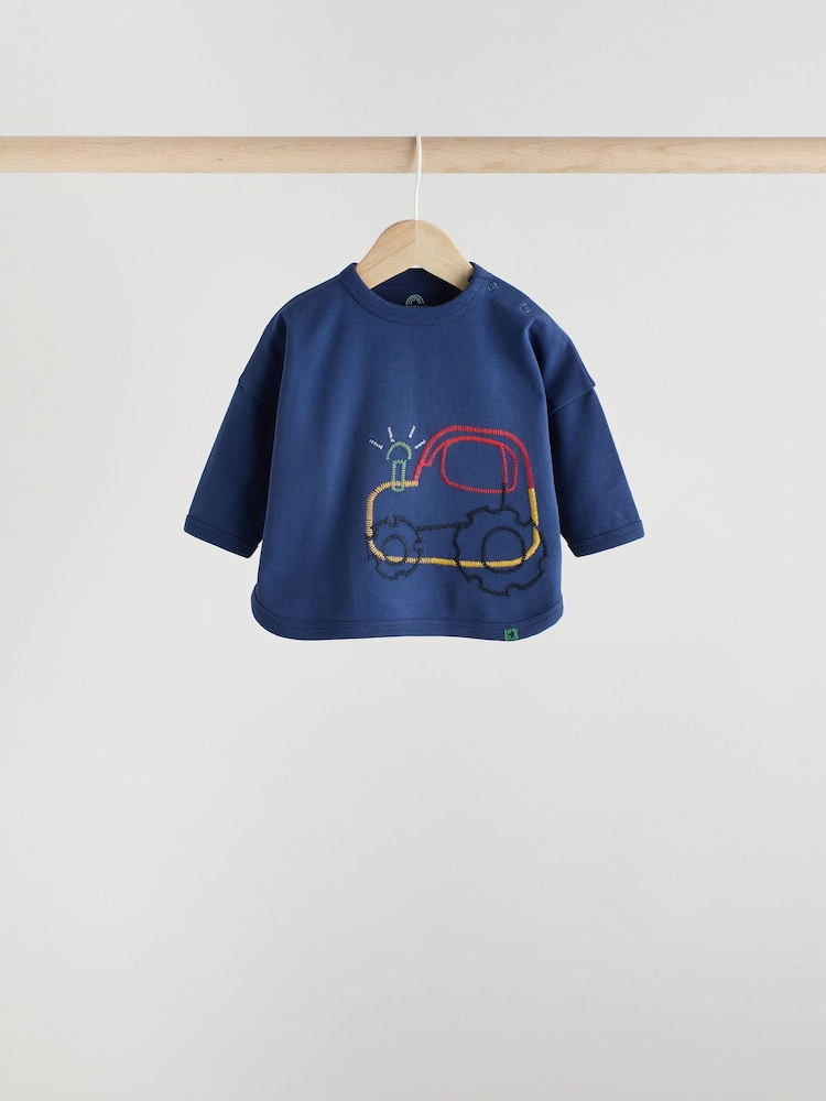 Bright Transport Baby Tops and Leggings 6 Piece Set - Image 5 of 16