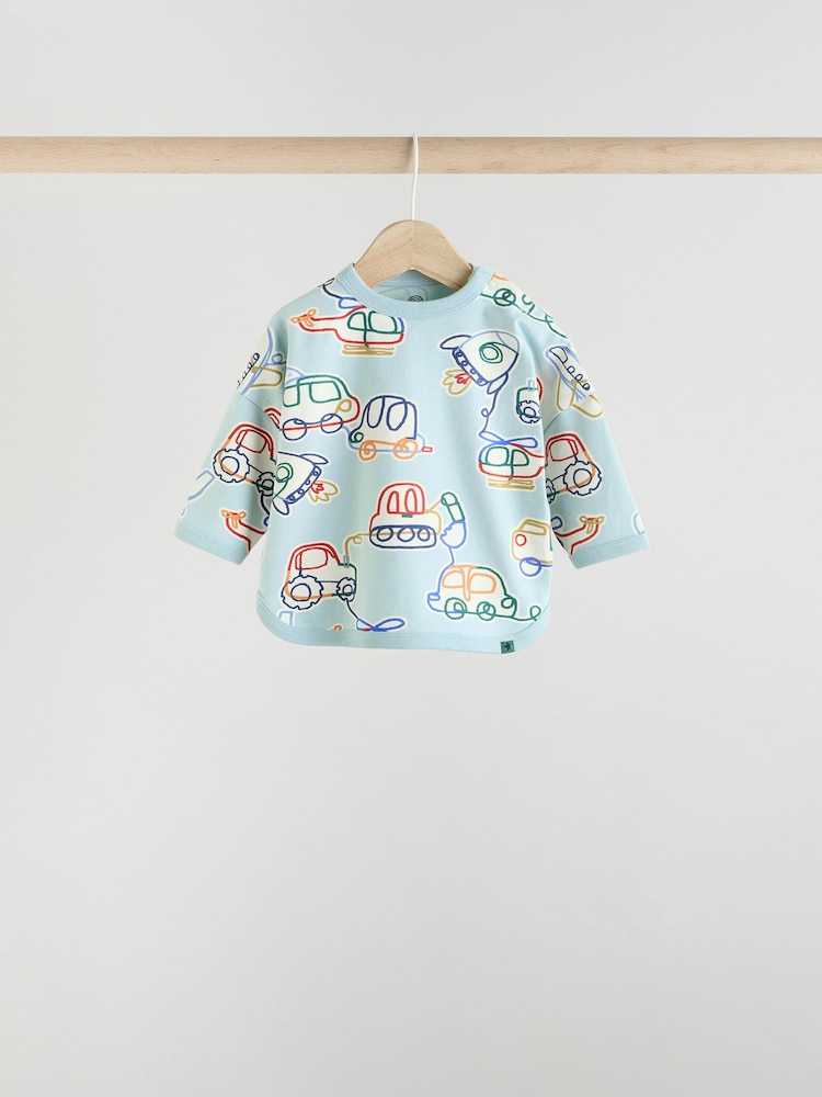 Bright Transport Baby Tops and Leggings 6 Piece Set - Image 6 of 16