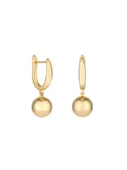 Jon Richard Gold Tone Polished Orb Earrings - Image 3 of 3
