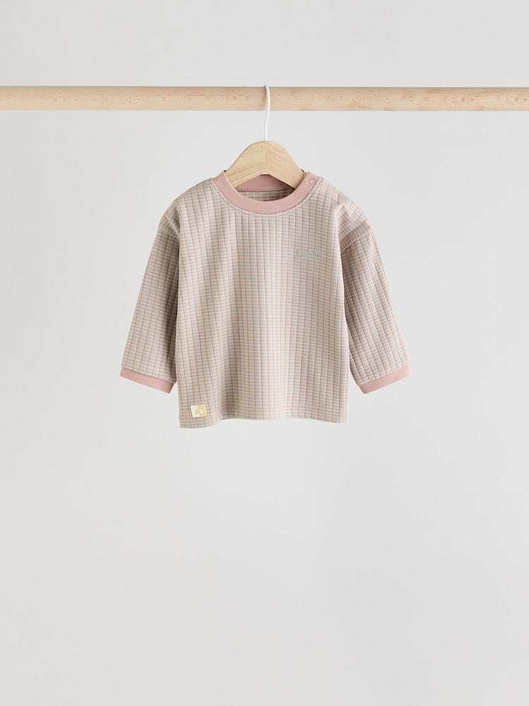 Mineraalkleurig - Set van 4 T-shirts met lange mouwen voor baby's - Image 3 of 12