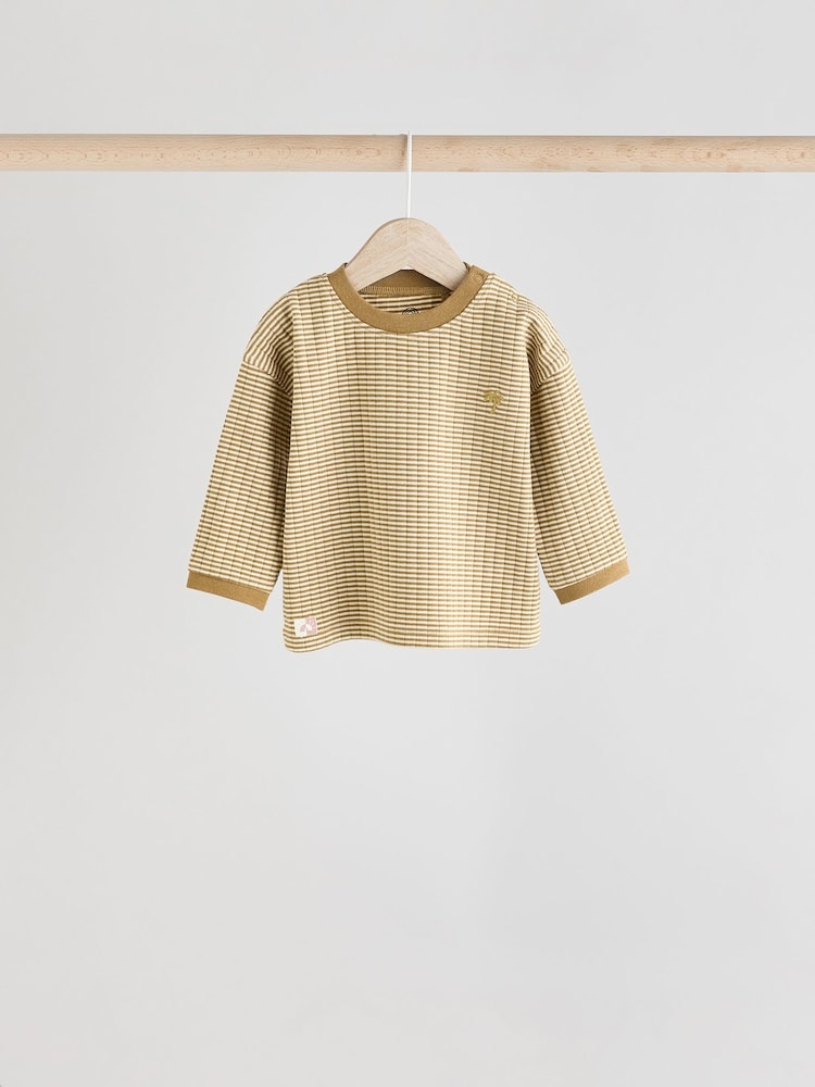 Mineraalkleurig - Set van 4 T-shirts met lange mouwen voor baby's - Image 4 of 12