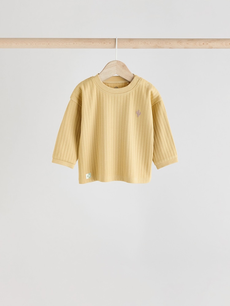 Mineraalkleurig - Set van 4 T-shirts met lange mouwen voor baby's - Image 5 of 12