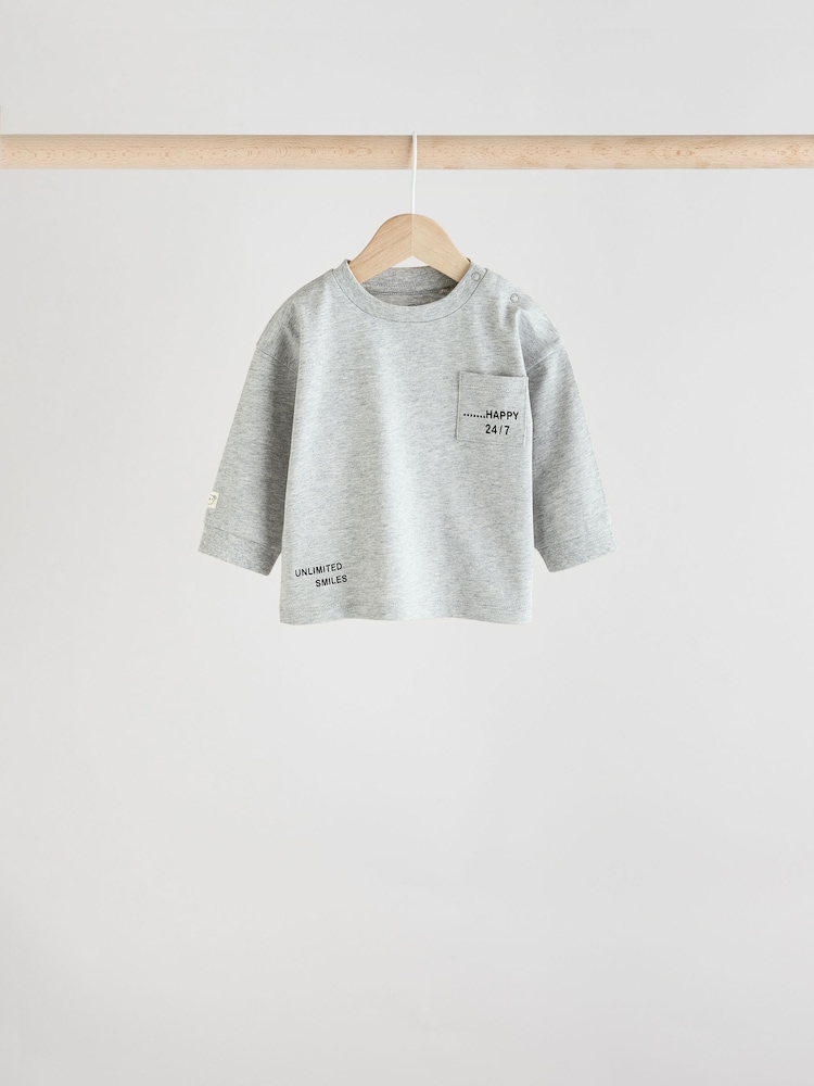 Mono/Neutral - Lot de 4 t-shirts à manches longues bébé - Image 3 of 12