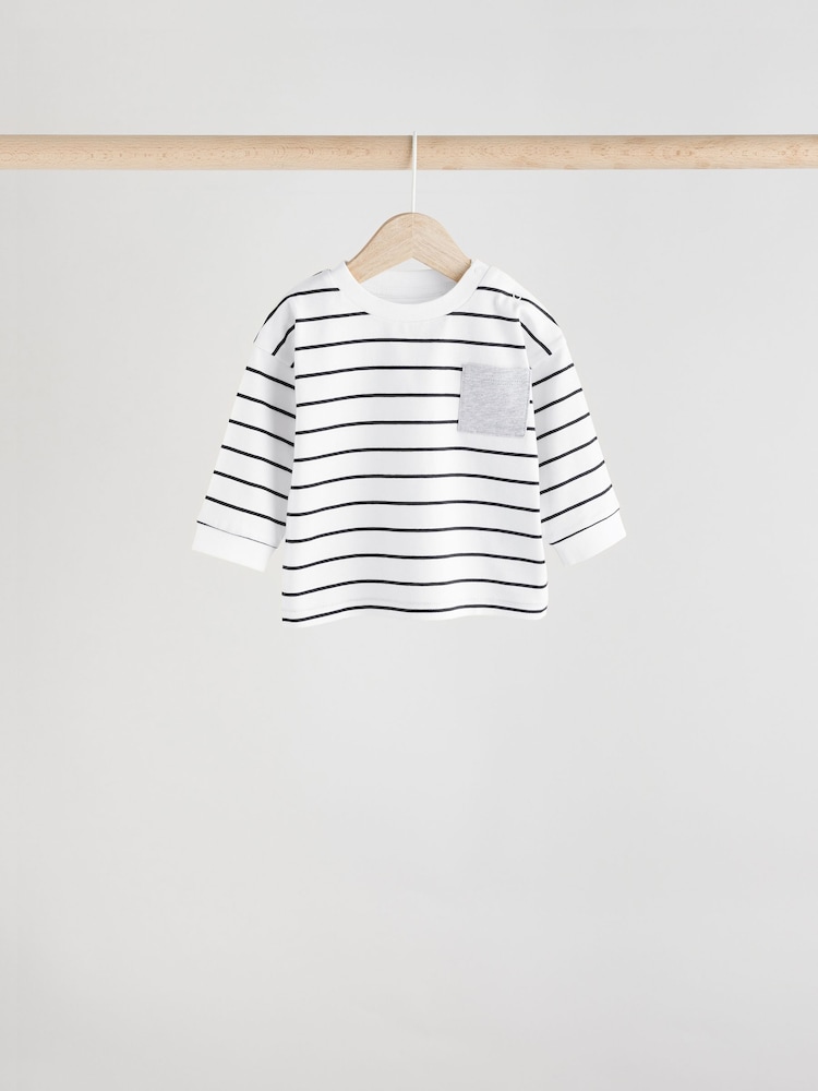 Mono/Neutral - Lot de 4 t-shirts à manches longues bébé - Image 4 of 12