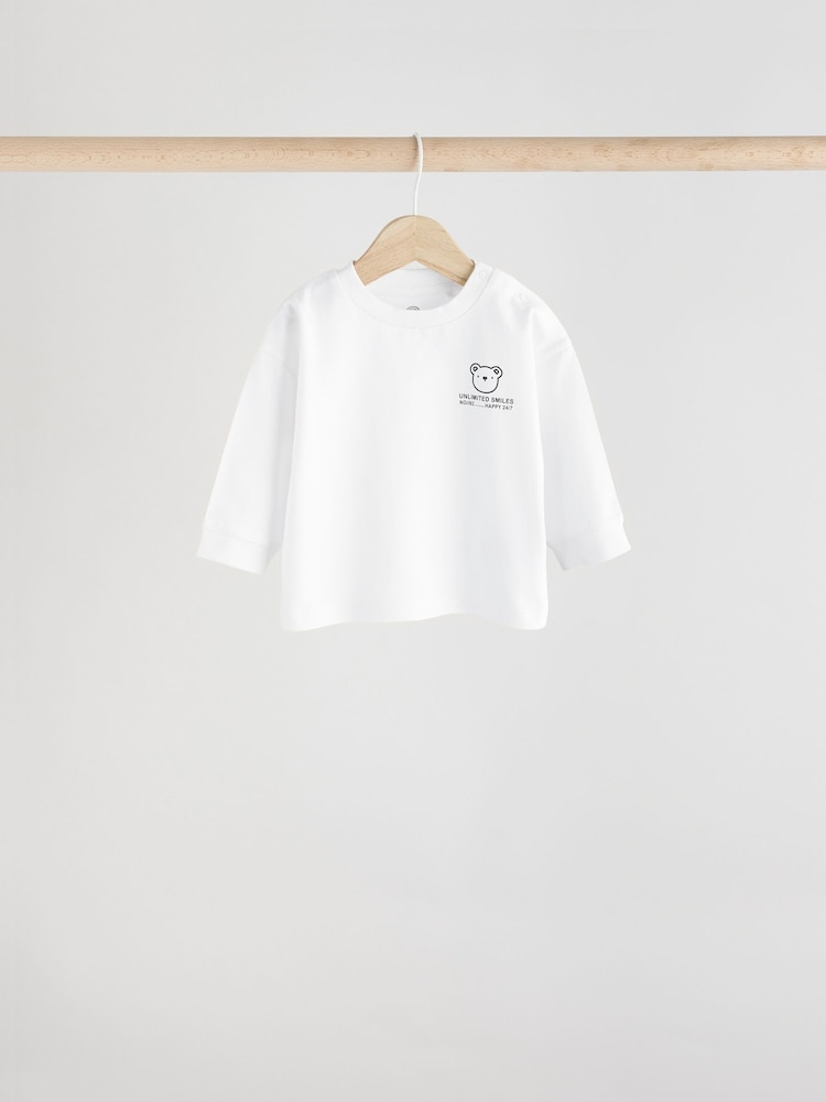 Mono/Neutral - Lot de 4 t-shirts à manches longues bébé - Image 5 of 12