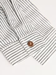 Mono Stripe 100% Cotton Baby Shirt Bodysuit - Image 10 of 12