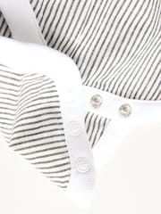 Mono Stripe 100% Cotton Baby Shirt Bodysuit - Image 12 of 12