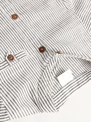 Mono Stripe 100% Cotton Baby Shirt Bodysuit - Image 8 of 12