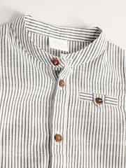 Mono Stripe 100% Cotton Baby Shirt Bodysuit - Image 9 of 12