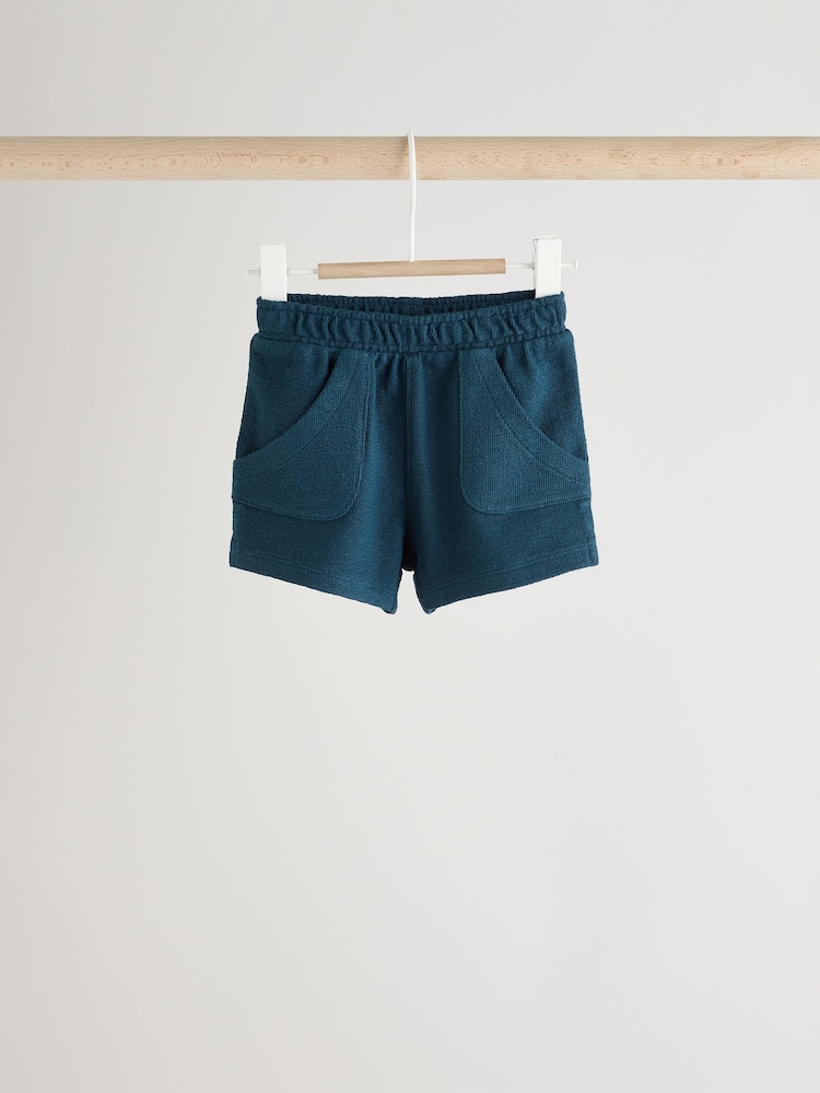 Bleu - Jersey 100% coton Bébé Shorts 3 Lot - Image 3 of 9