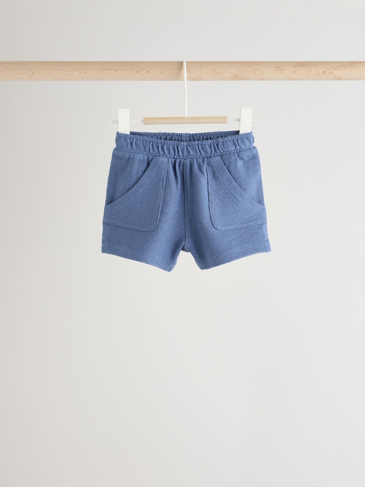 Bleu - Jersey 100% coton Bébé Shorts 3 Lot - Image 5 of 9