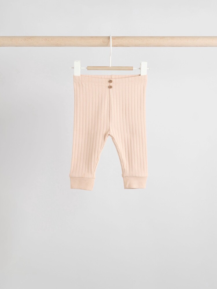 Mono/Neutral Baby Leggings 4 Pack