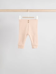 Mono/Neutral Baby Leggings 4 Pack - Image 3 of 10