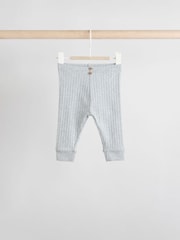 Mono/Neutral Baby Leggings 4 Pack - Image 5 of 10