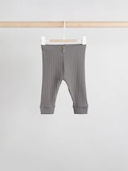 Mono/Neutral Baby Leggings 4 Pack - Image 6 of 10