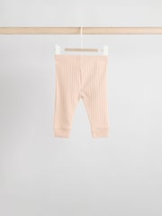Mono/Neutral Baby Leggings 4 Pack - Image 7 of 10