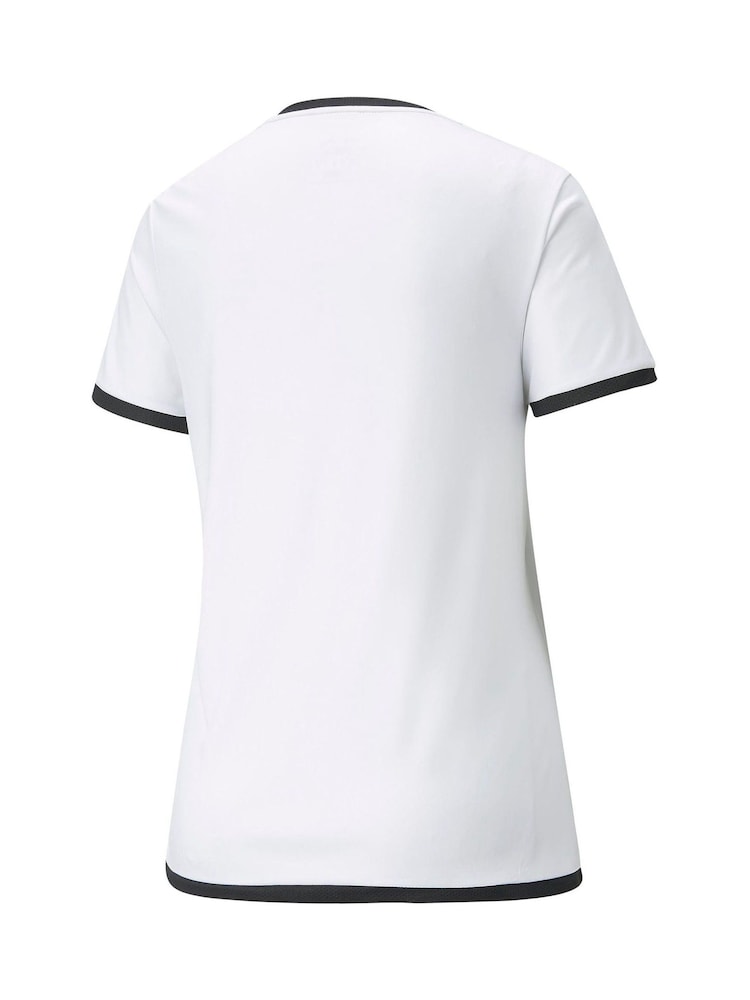 Puma White Womens teamLIGA Football Jersey Top - Image 2 of 2