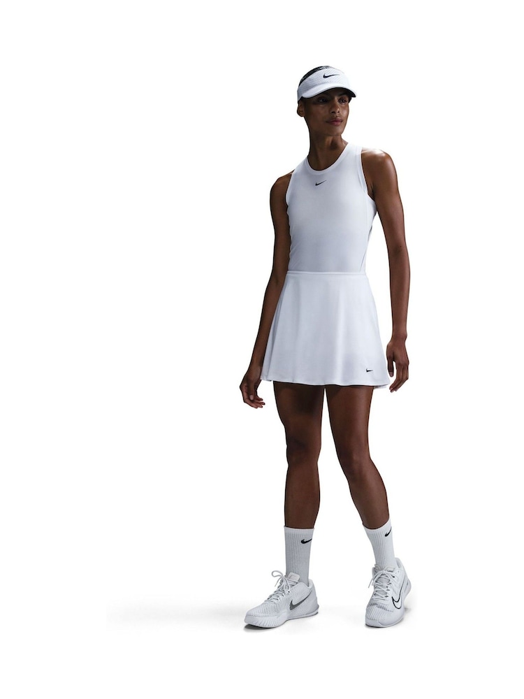 Nike White Victory Dri-FIT Mid-Rise Flouncy Skirt - Image 1 of 7