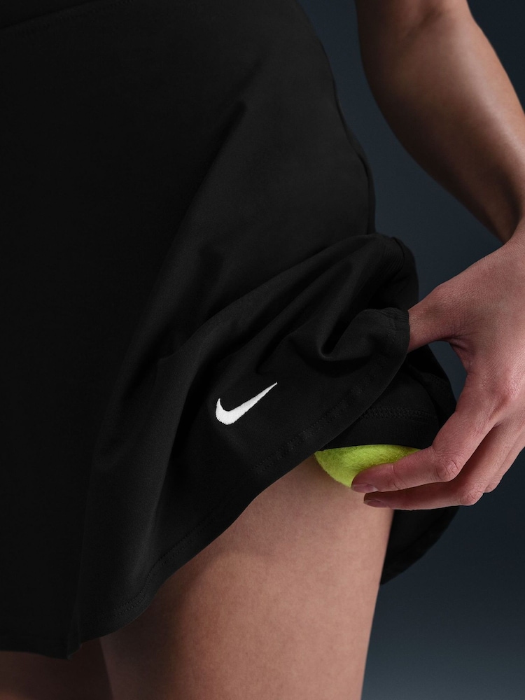 Svart - Nike Victory Dri-FIT Mid Rise Skjørt - Bilde 6 av 6