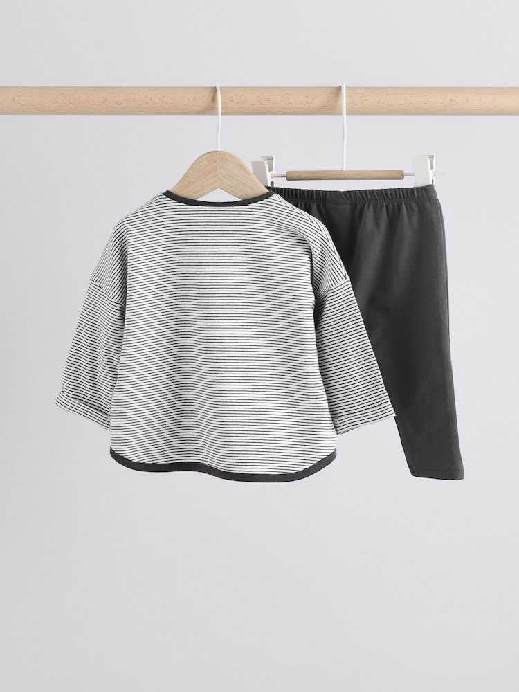 Mono Elephant Baby Top And Leggings Set - Image 2 of 14